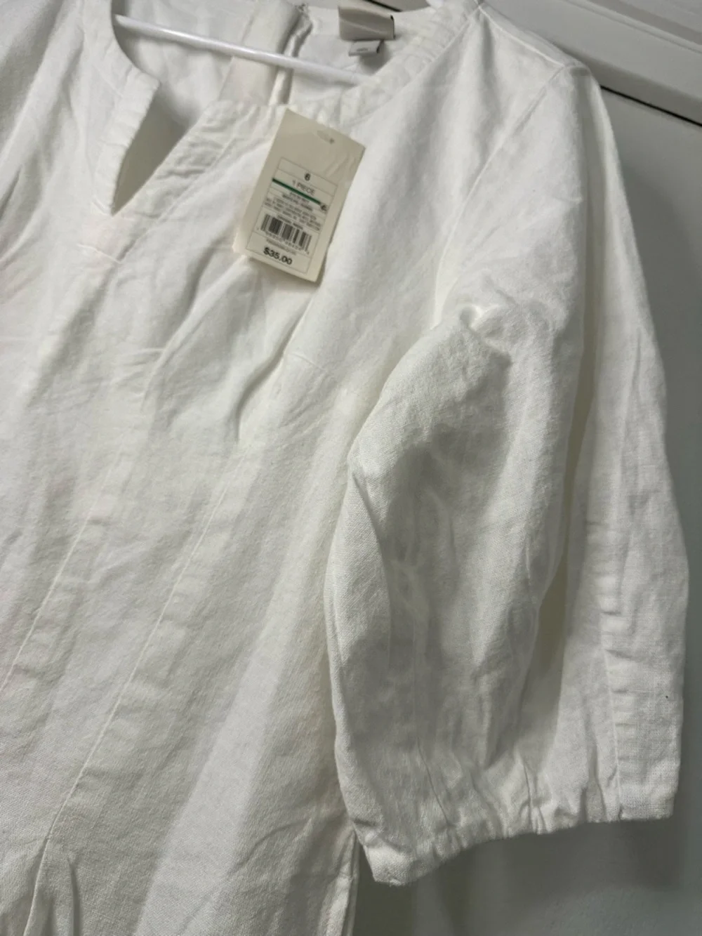 A New Day A-Line Mini White Dress - Picture 5 of 7